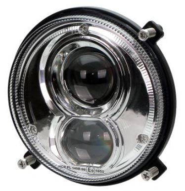 LED Hauptscheinwerfer rund passend für Fendt, John Deere Massey Ferguson (G716900020102, 4288938M92, 4278939M92)