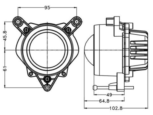 LED Hauptscheinwerfer Abblendlicht passend für John Deere 6R, 6M, 6RC, 7R, 8R (AL209451)