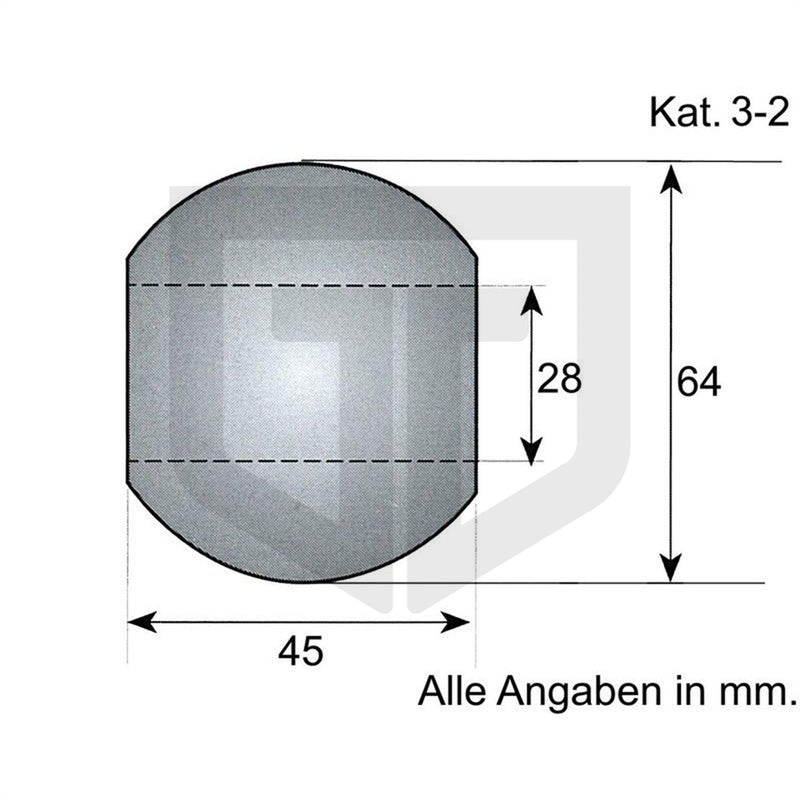 Unterlenkerkugel Kat. 3-2 - trecker-teile.de