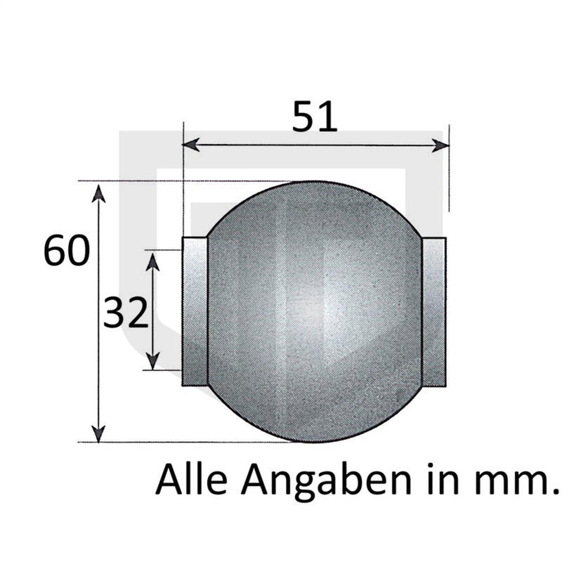 Oberlenkerkugel Kat. 3 - trecker-teile.de